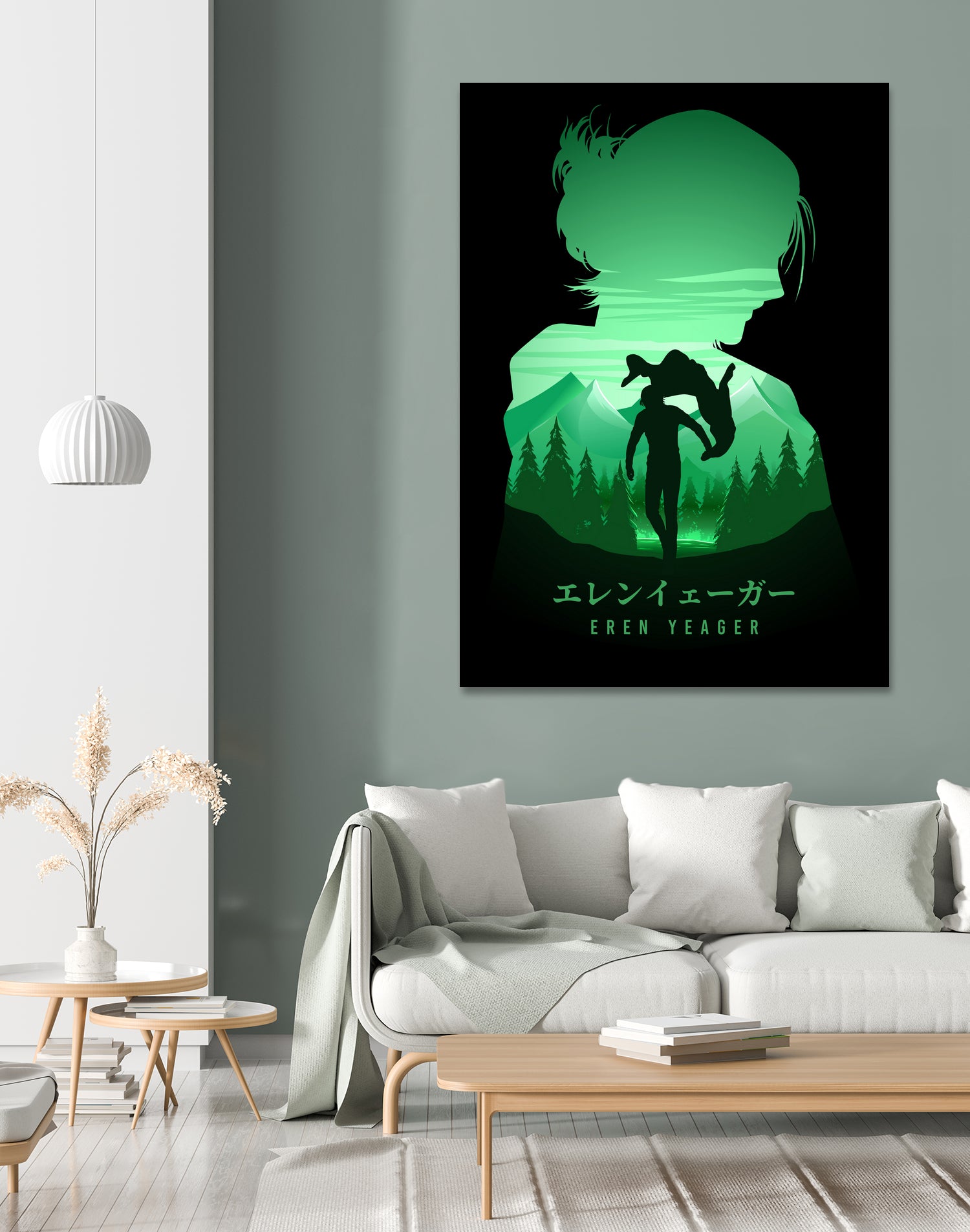 Eren Yeager by Illust Artz on GIANT ART - green digital drawing