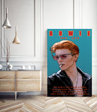 Bowie: Memento mori by Dan Avenell on GIANT ART - blue digital painting