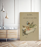 baths and how to take them by Julia Lillard on GIANT ART - gray photo manipulation