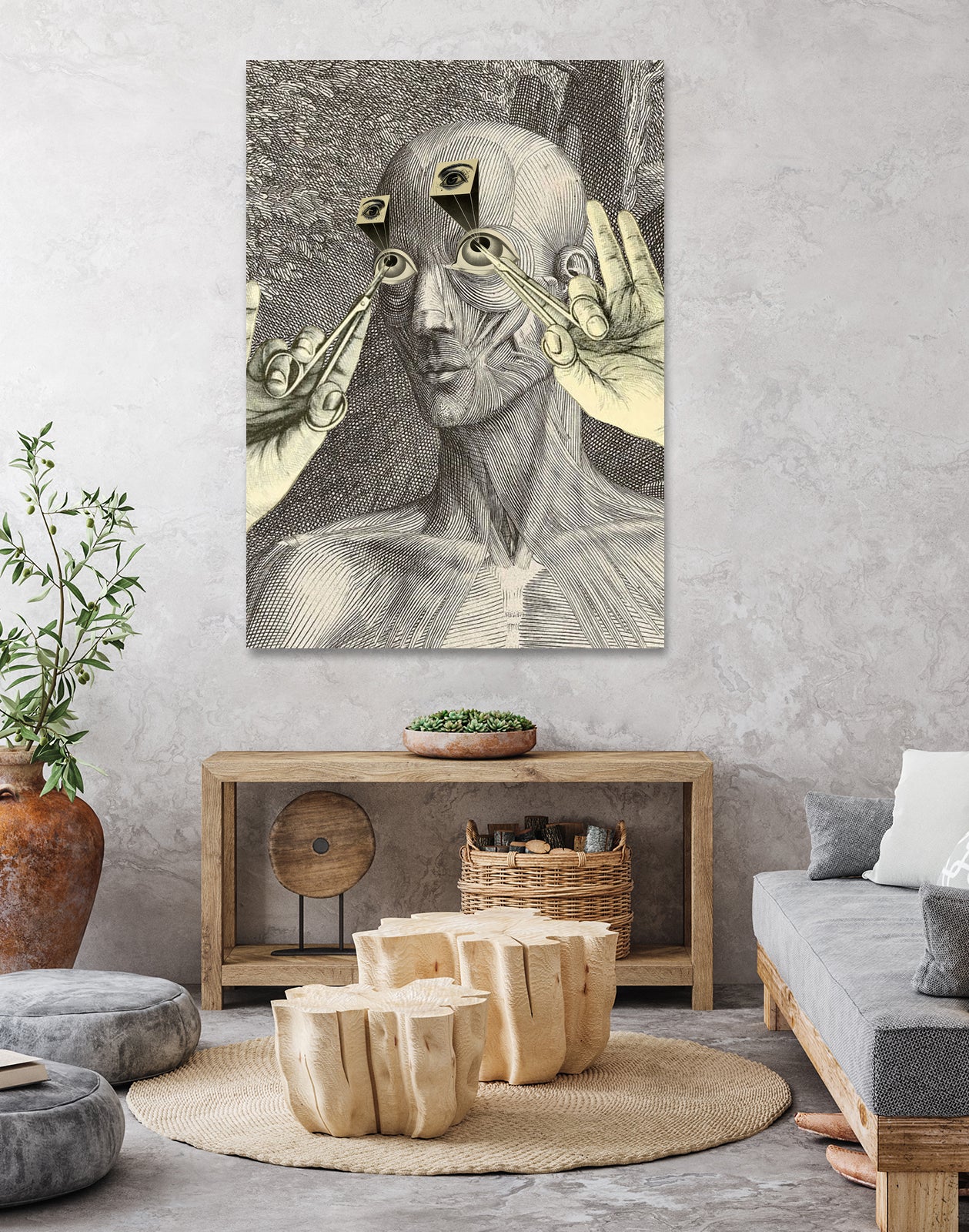 I Can't Unsee It by Julia Lillard on GIANT ART - gray photo manipulation