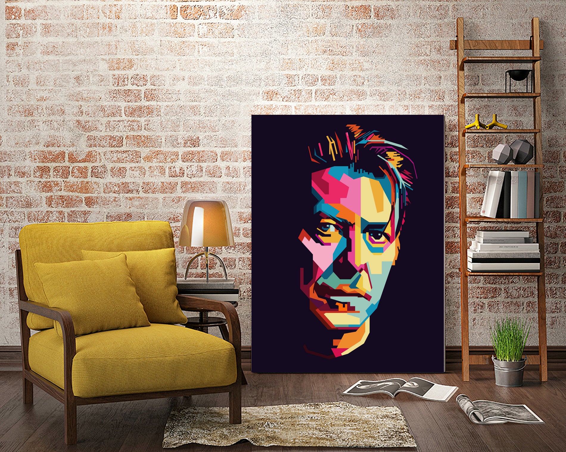 DAVID BOWIE Pop Art WPAP by Karinne Pyrena on GIANT ART - black digital drawing