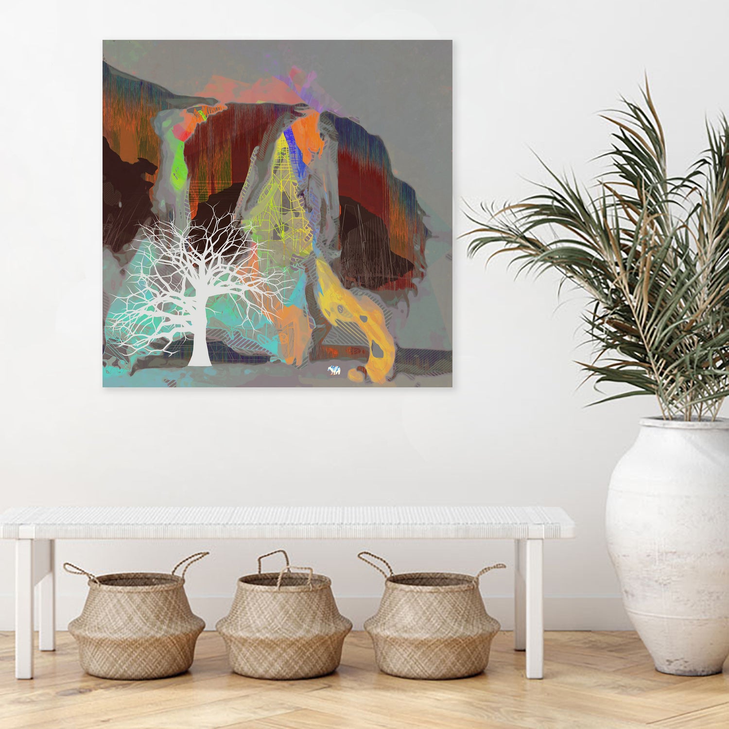 Celestial Creatures by Jamison Gish on GIANT ART - gray digital painting