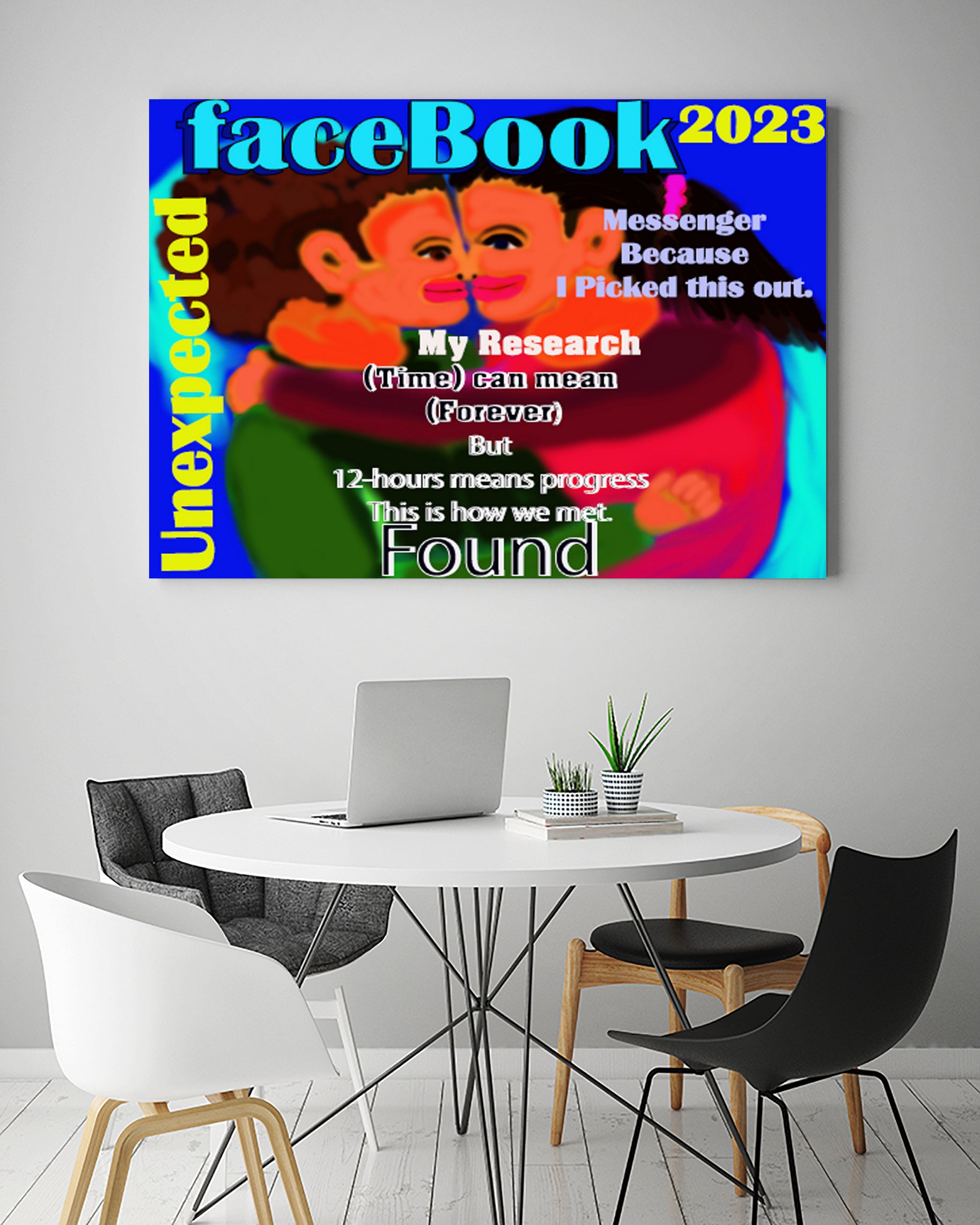 Time Can Mean Forever by Matthew McGuire on GIANT ART - blue digital painting