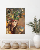 bird brain 2, all about birds by Julia Lillard on GIANT ART - brown photo manipulation