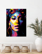 Beyonce xo by TM store 1 on GIANT ART - blue digital painting