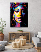 Beyonce xo by TM store 1 on GIANT ART - blue digital painting