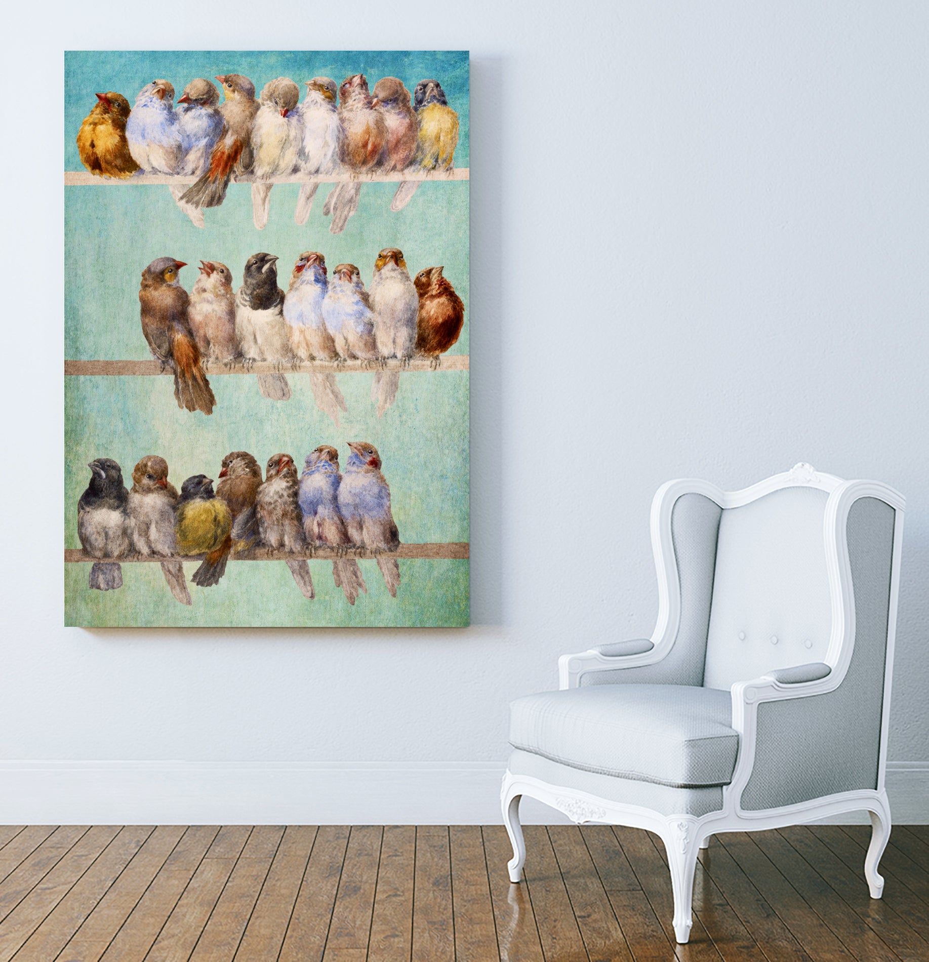 Birds Birds Birds by Diogo Veríssimo on GIANT ART - green photo manipulation