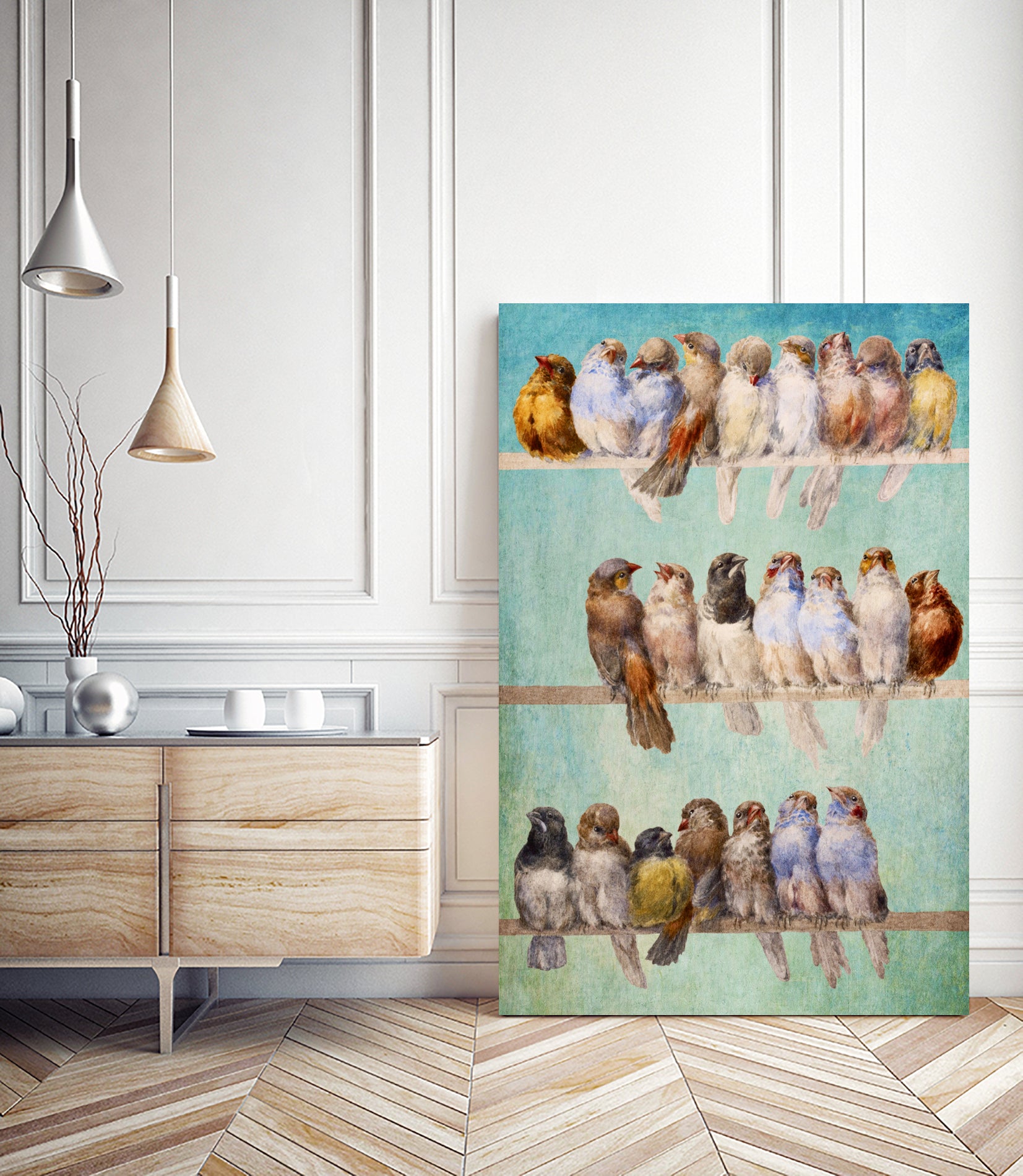 Birds Birds Birds by Diogo Veríssimo on GIANT ART - green photo manipulation