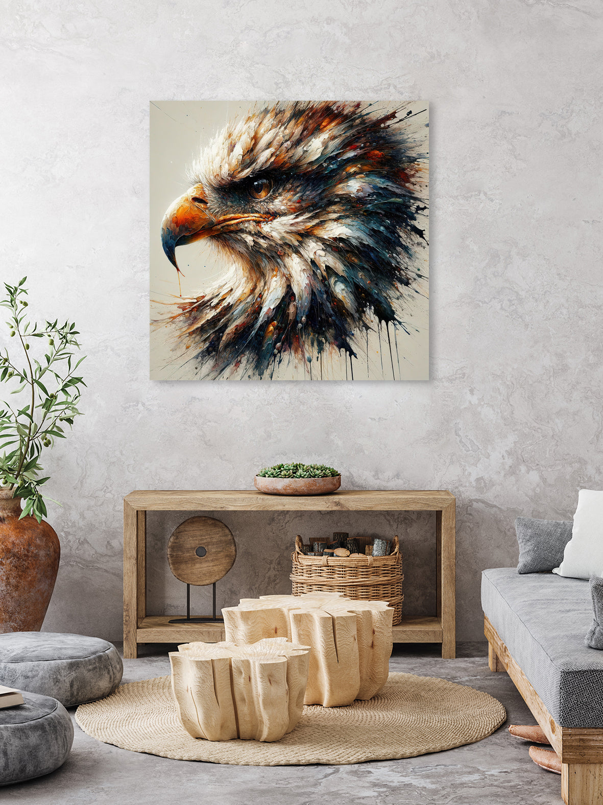 Powerful Eagle by Isabel Cerdá Muñoz on GIANT ART - brown digital painting