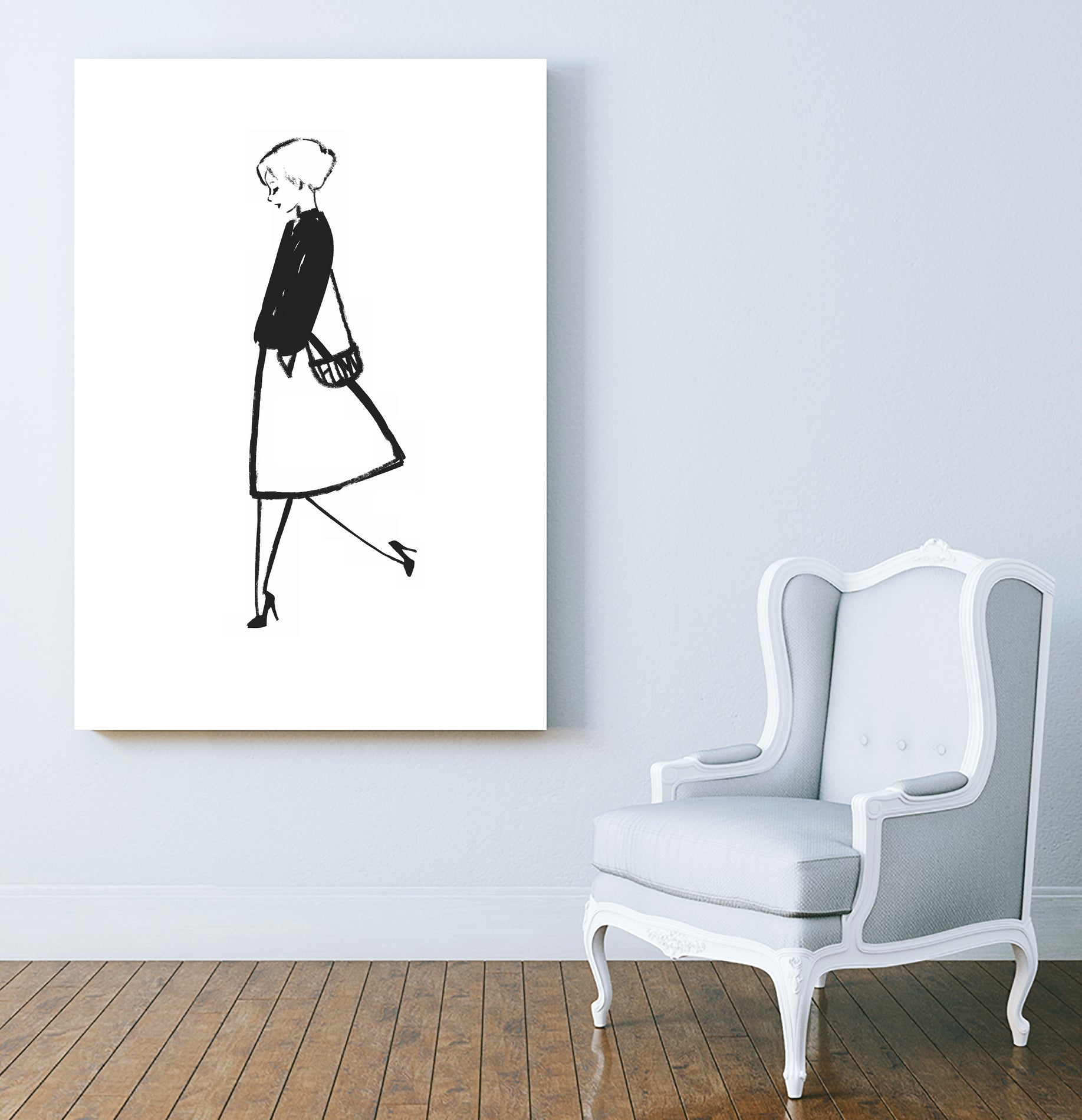 Street Fashion by Ng Chun Fui on GIANT ART - white digital drawing