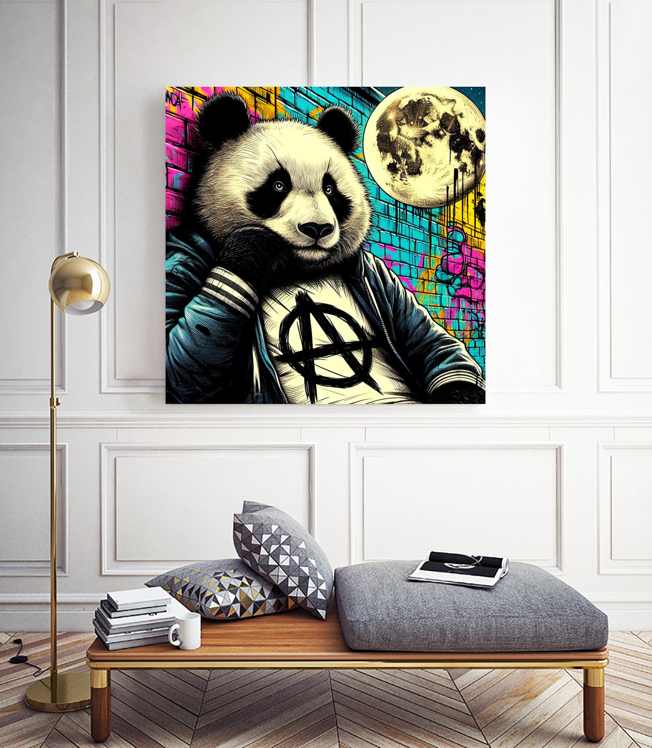 ANARCHY IN THE USA 2 by OTIS PORRITT on GIANT ART - black digital painting