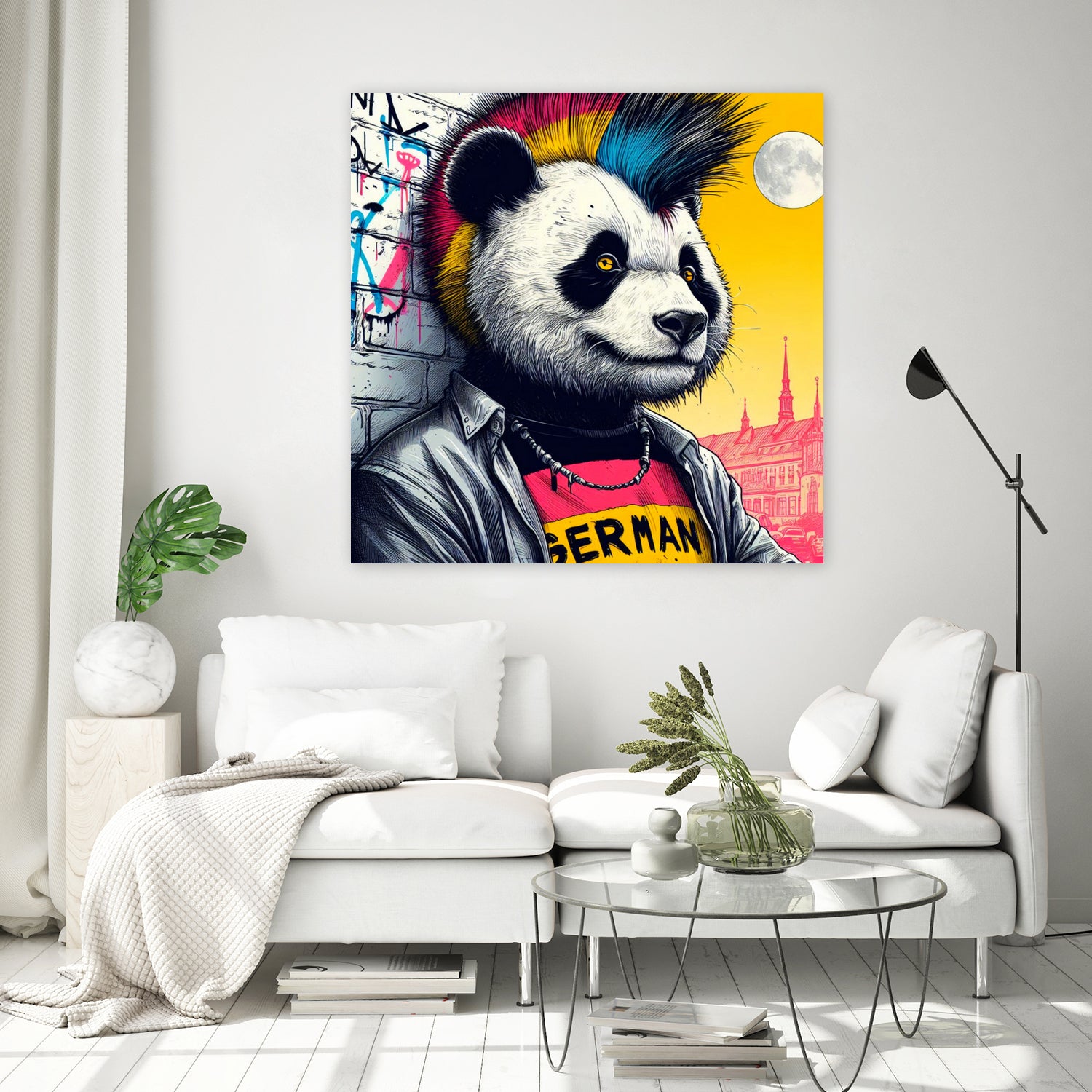 ANARCHY IN THE FRG 2 by OTIS PORRITT on GIANT ART - yellow digital painting