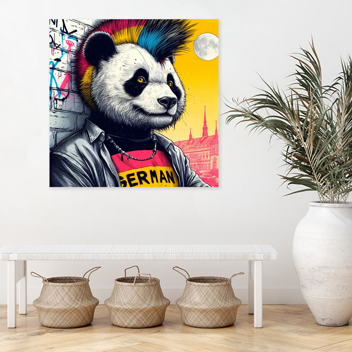 ANARCHY IN THE FRG 2 by OTIS PORRITT on GIANT ART - yellow digital painting