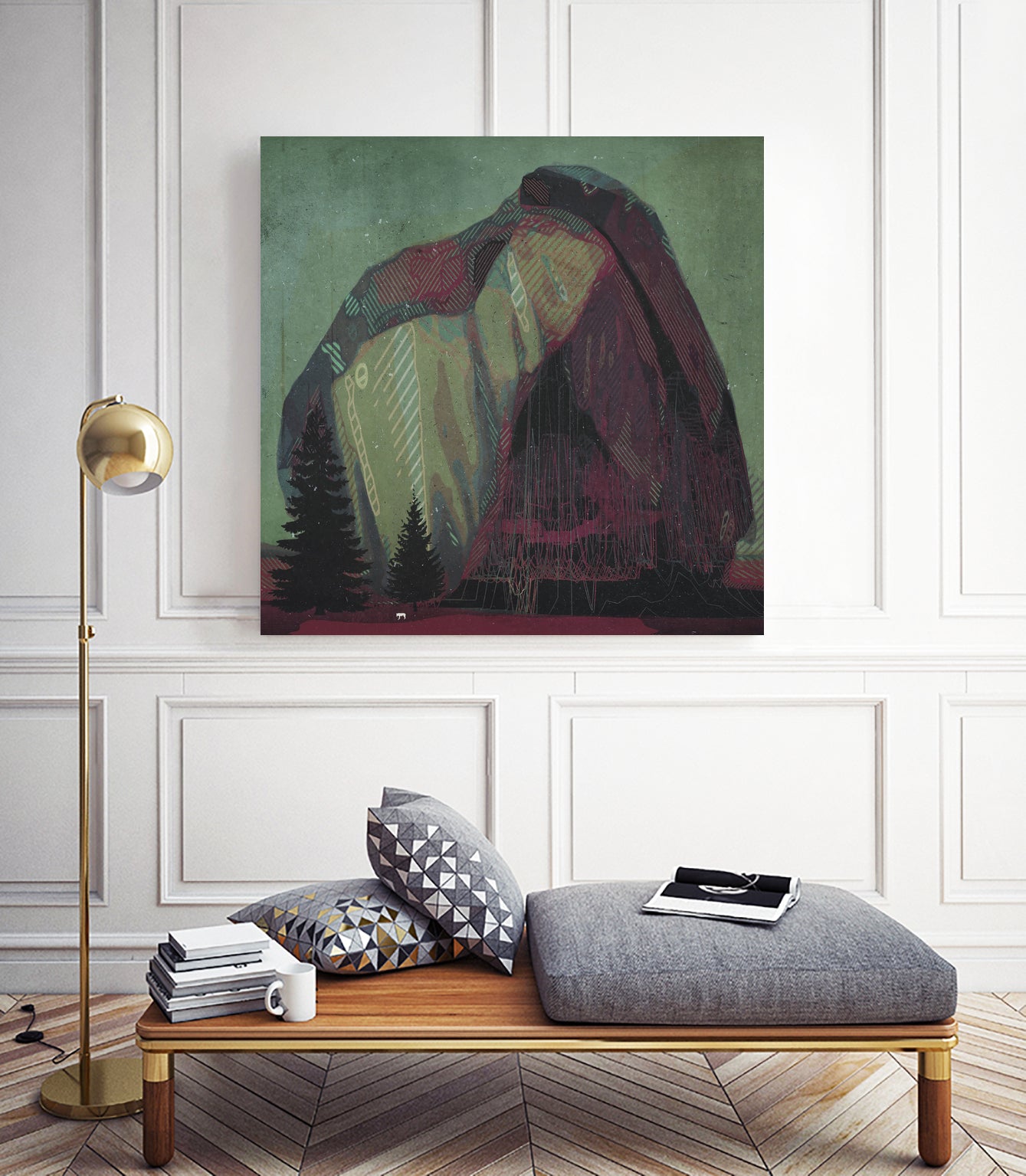 Human Nature by Jamison Gish on GIANT ART - green digital painting