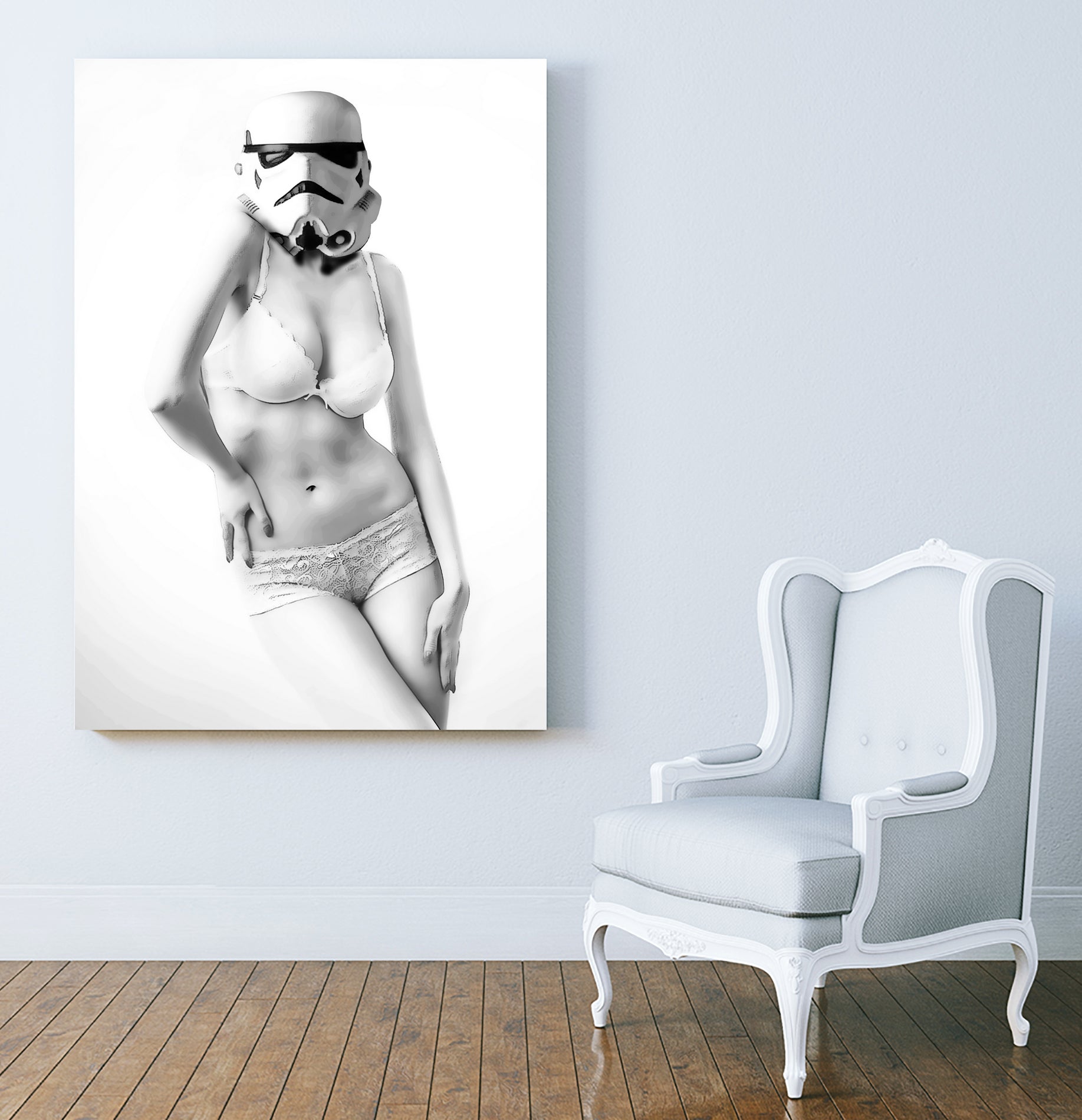 Sexy collection : sexy stormtrooper by Julien Kaltnecker on GIANT ART - black character design