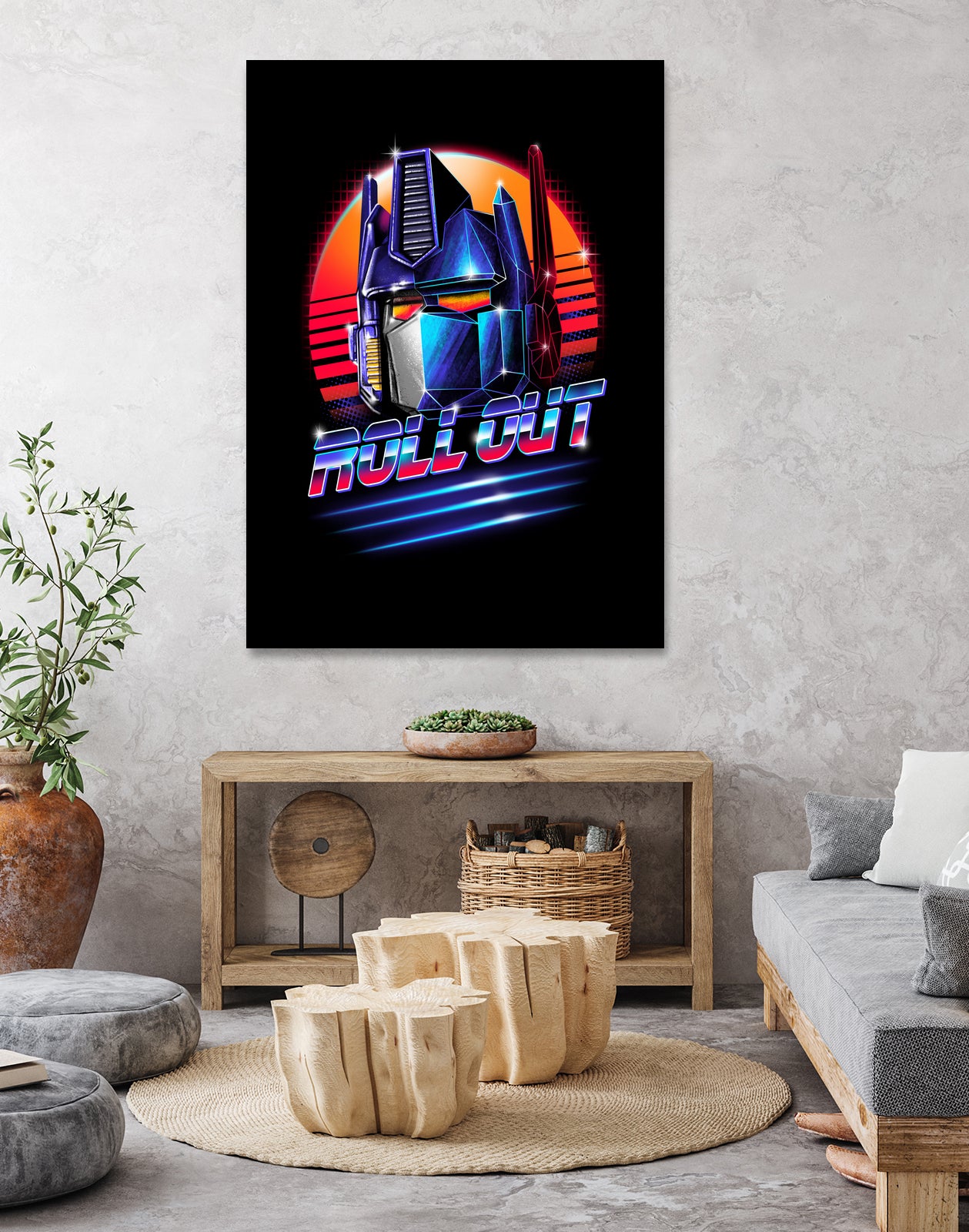 Roll Out! by Vincent Trinidad on GIANT ART - black digital painting