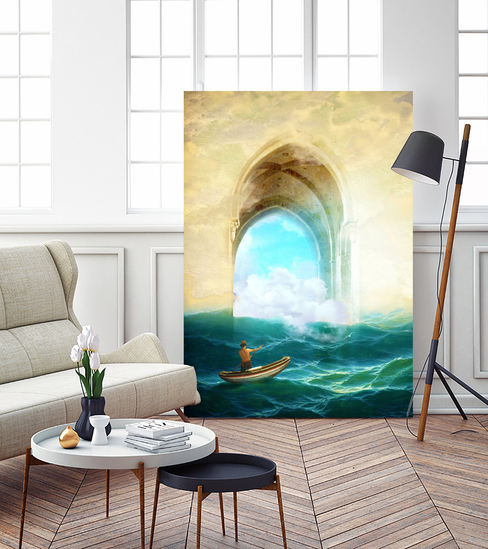 The Veil of Mists by Diogo Veríssimo on GIANT ART - yellow photo manipulation