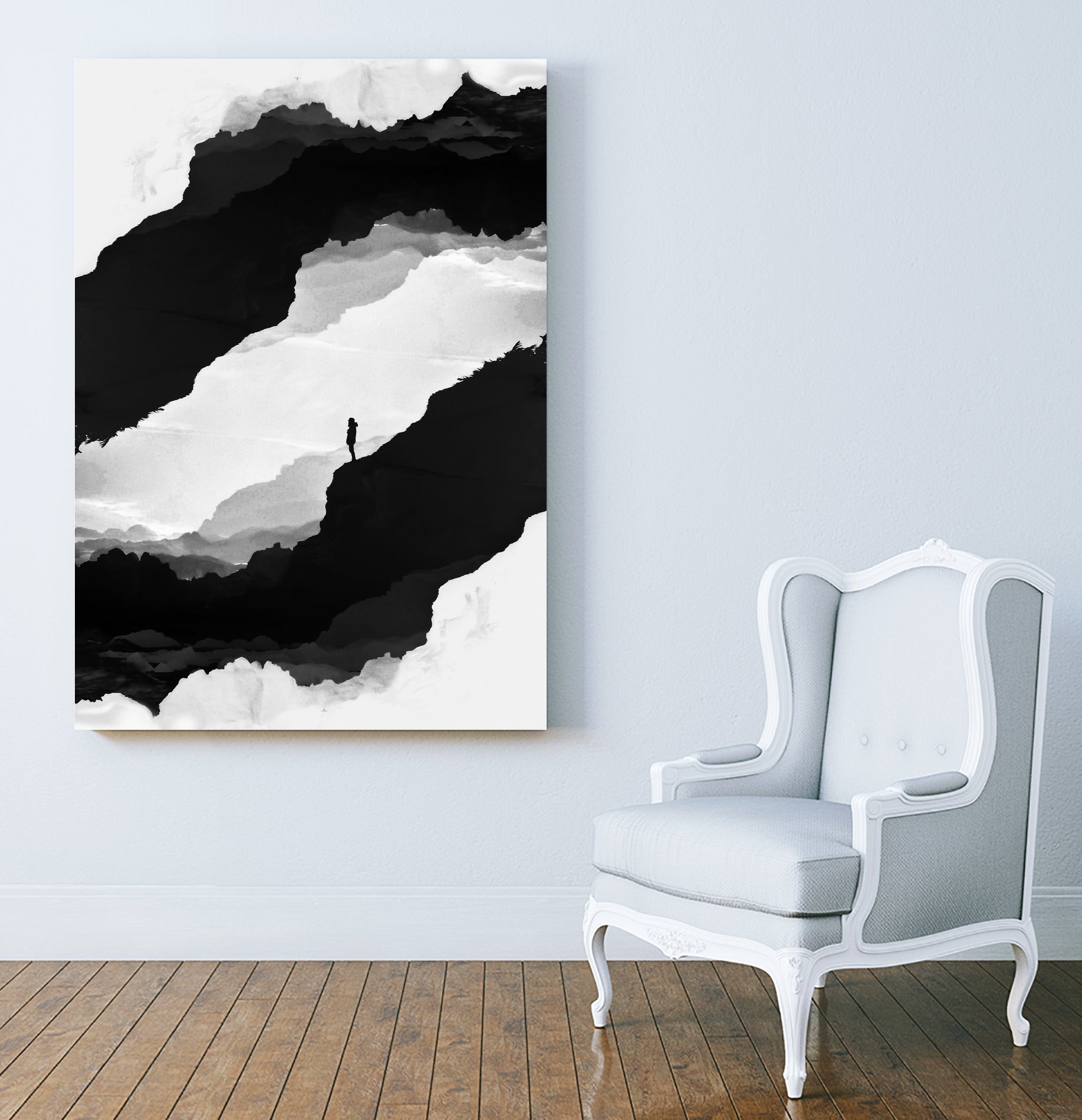 White Isolation by Stoian Hitrov on GIANT ART - black photo illustration