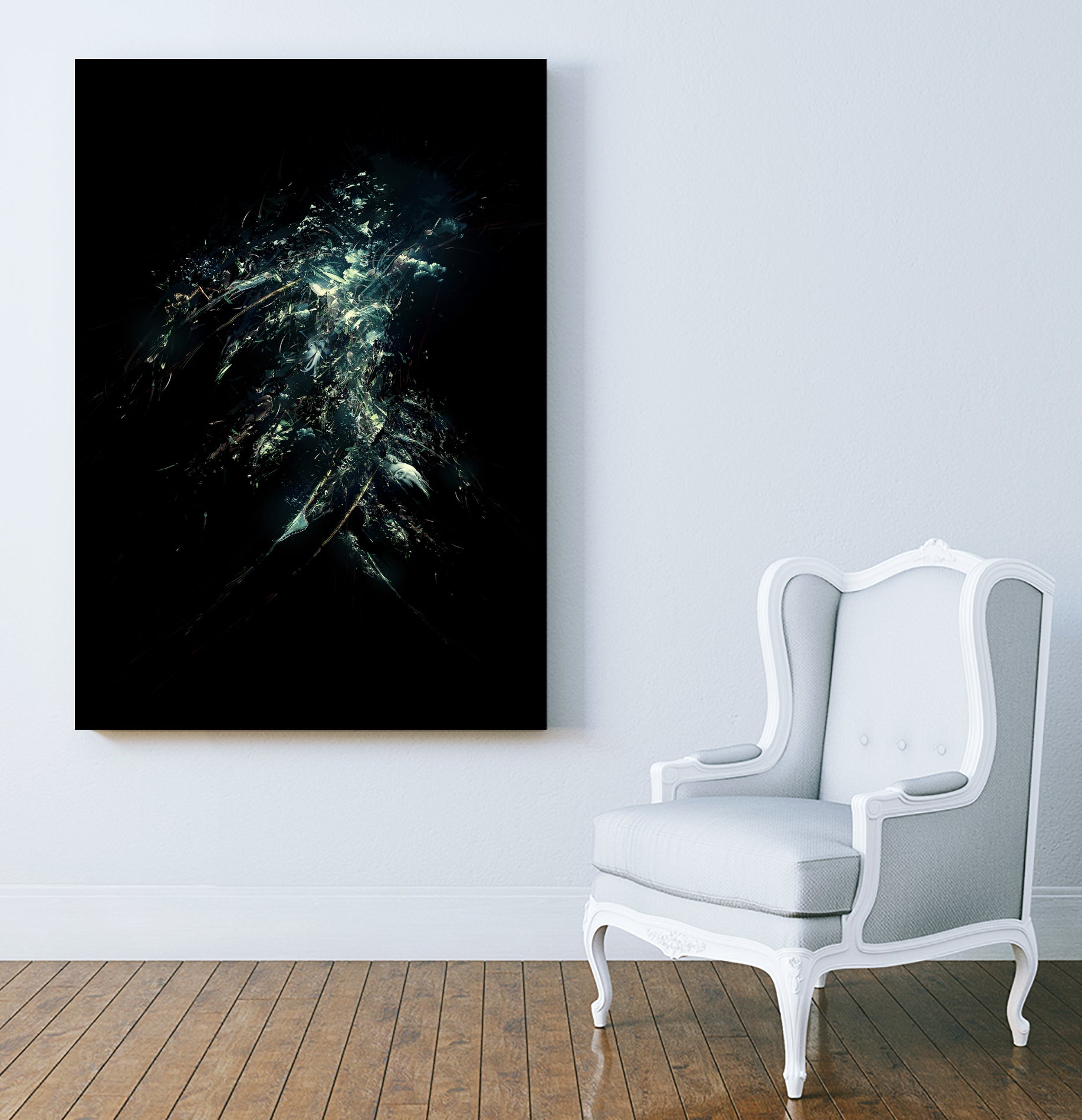 Current by George Smith on GIANT ART - blue 3d art