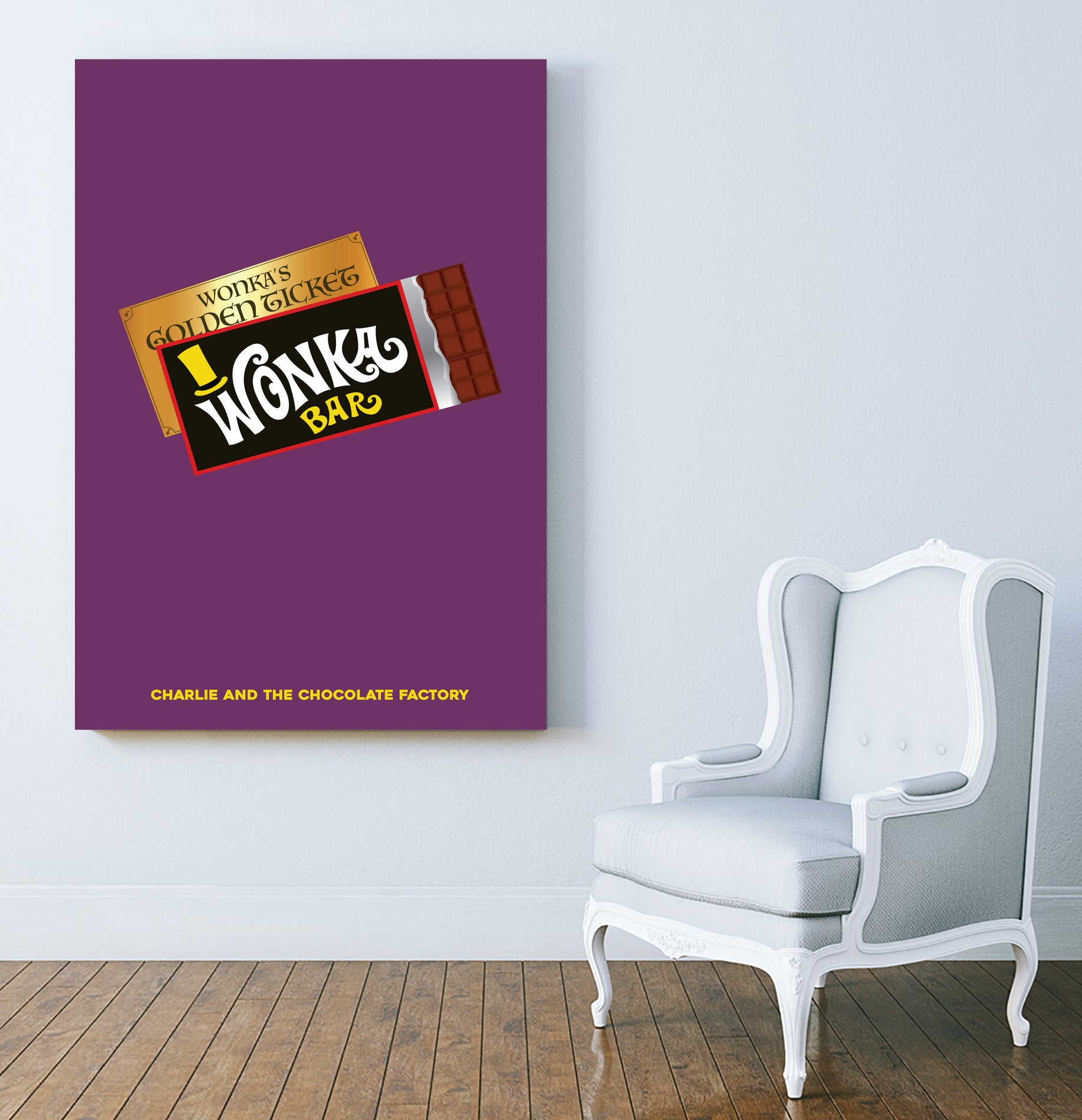 The Charlie and The Chocolate Factory by Rafael Gomes on GIANT ART - fuchsia digital drawing