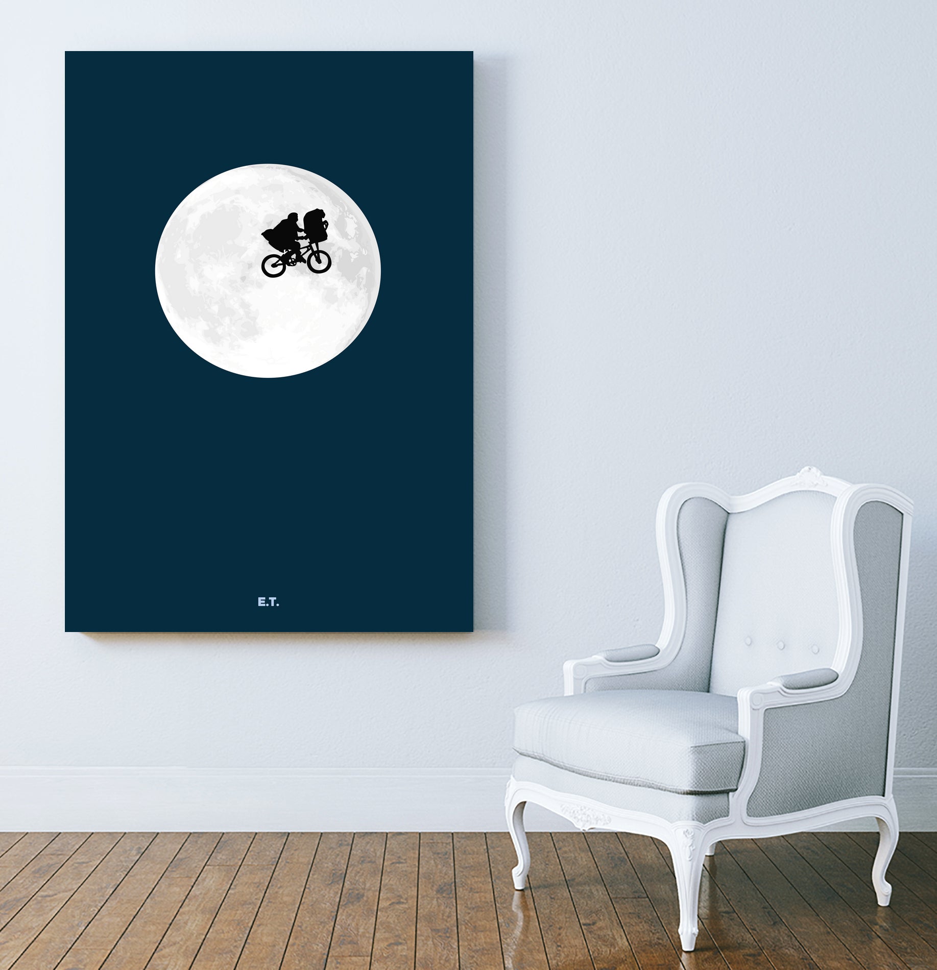 E.T. the Extra-Terrestrial by Rafael Gomes on GIANT ART - blue digital drawing