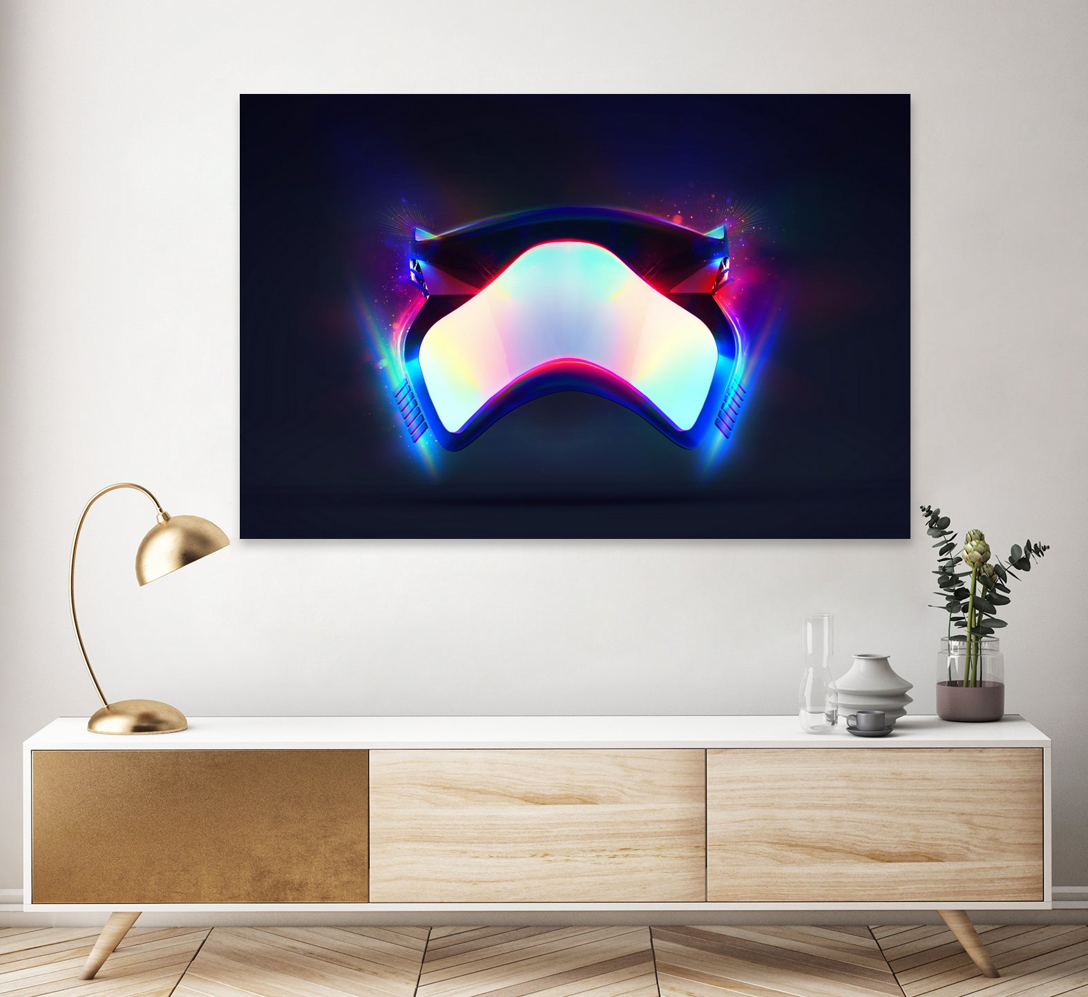 Stormtrooper Mask Black by Tony Ariawan on GIANT ART - black 3d art