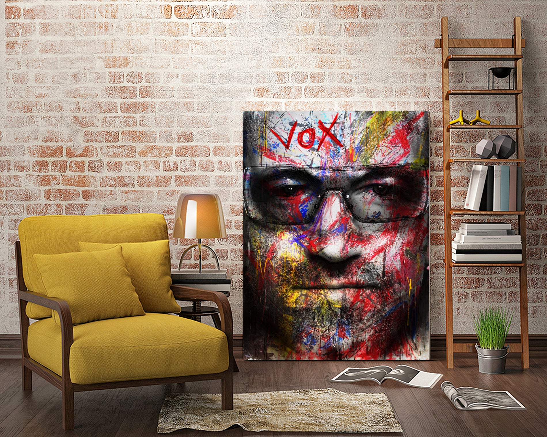 Vox by Daniel Malta on GIANT ART - red digital painting