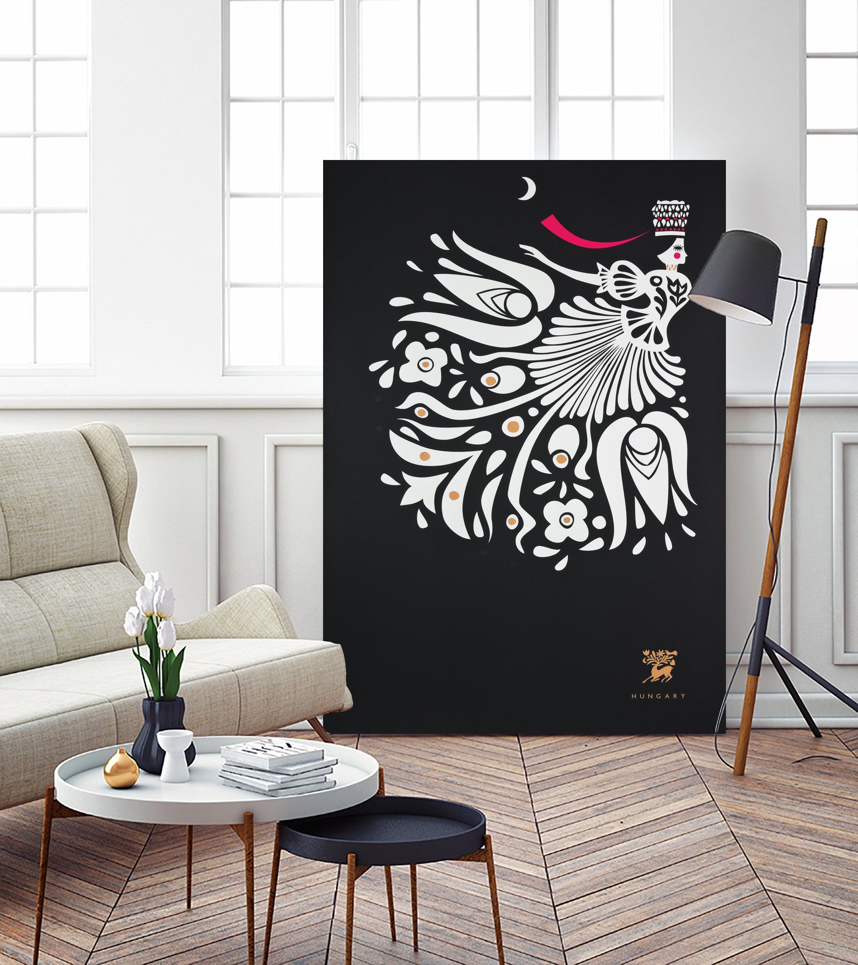 Balas Benedek_Bride by Benedek Balás on GIANT ART - black vector illustration