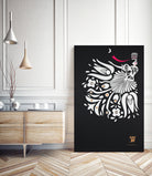 Balas Benedek_Bride by Benedek Balás on GIANT ART - black vector illustration