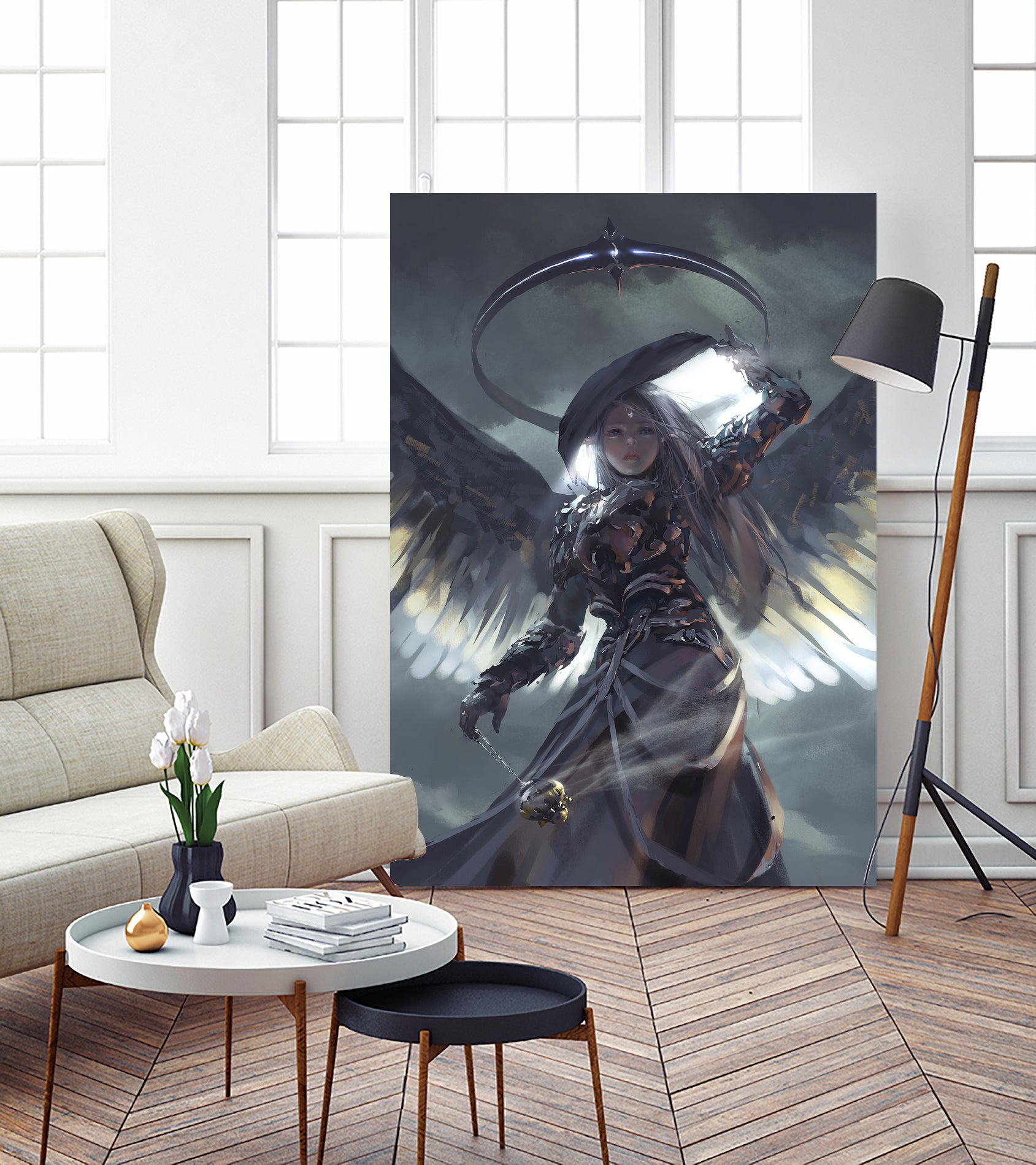 Light by Ling Wang on GIANT ART - blue digital painting