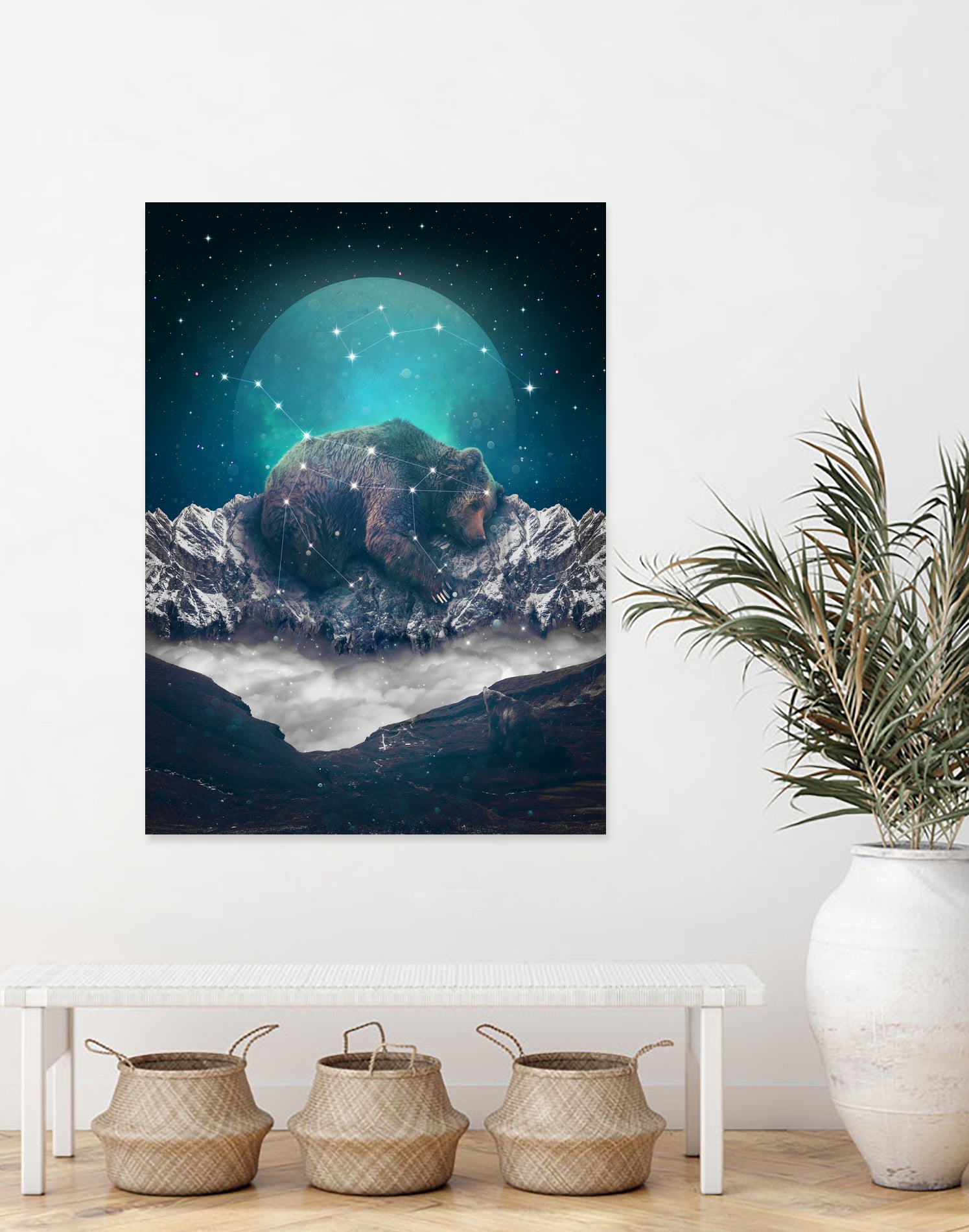 Under the Stars (Ursa Major) by Soaring Anchor on GIANT ART - blue photo illustration