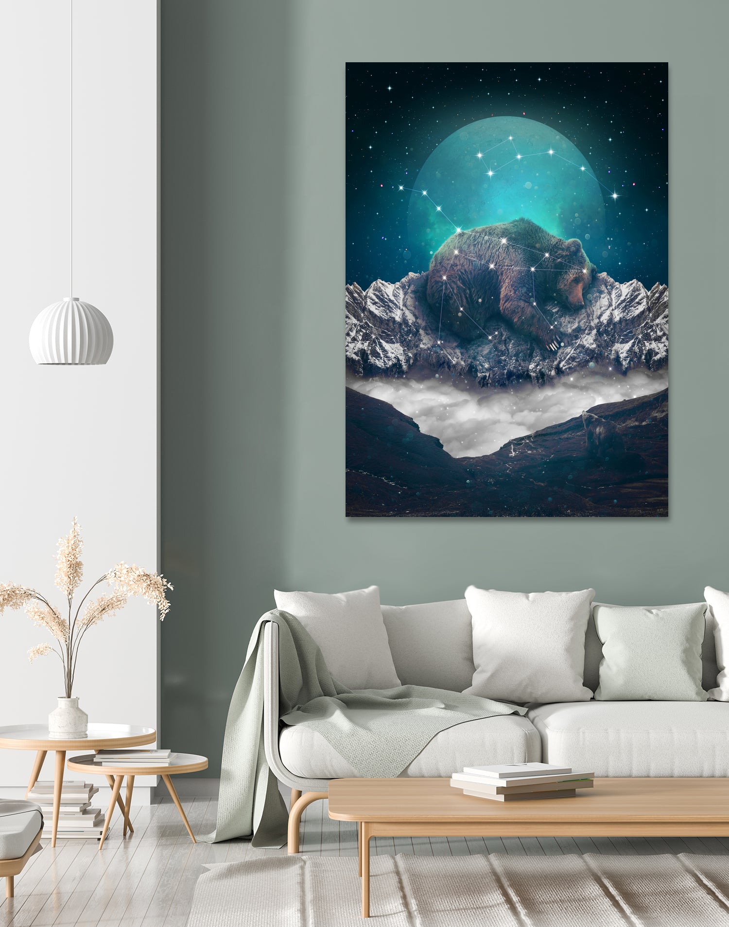 Under the Stars (Ursa Major) by Soaring Anchor on GIANT ART - blue photo illustration