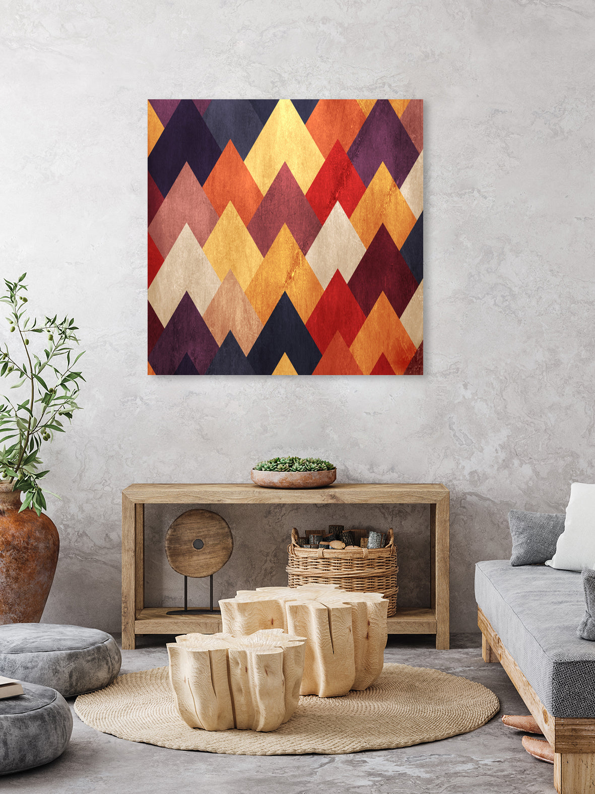 Eccentric Mountains by Diogo Veríssimo on GIANT ART - orange photo manipulation