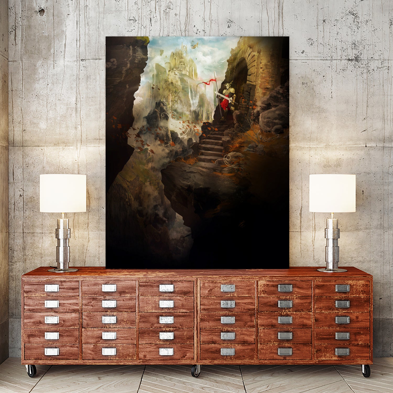 The Empire by Jonathan Lam on GIANT ART - yellow digital painting