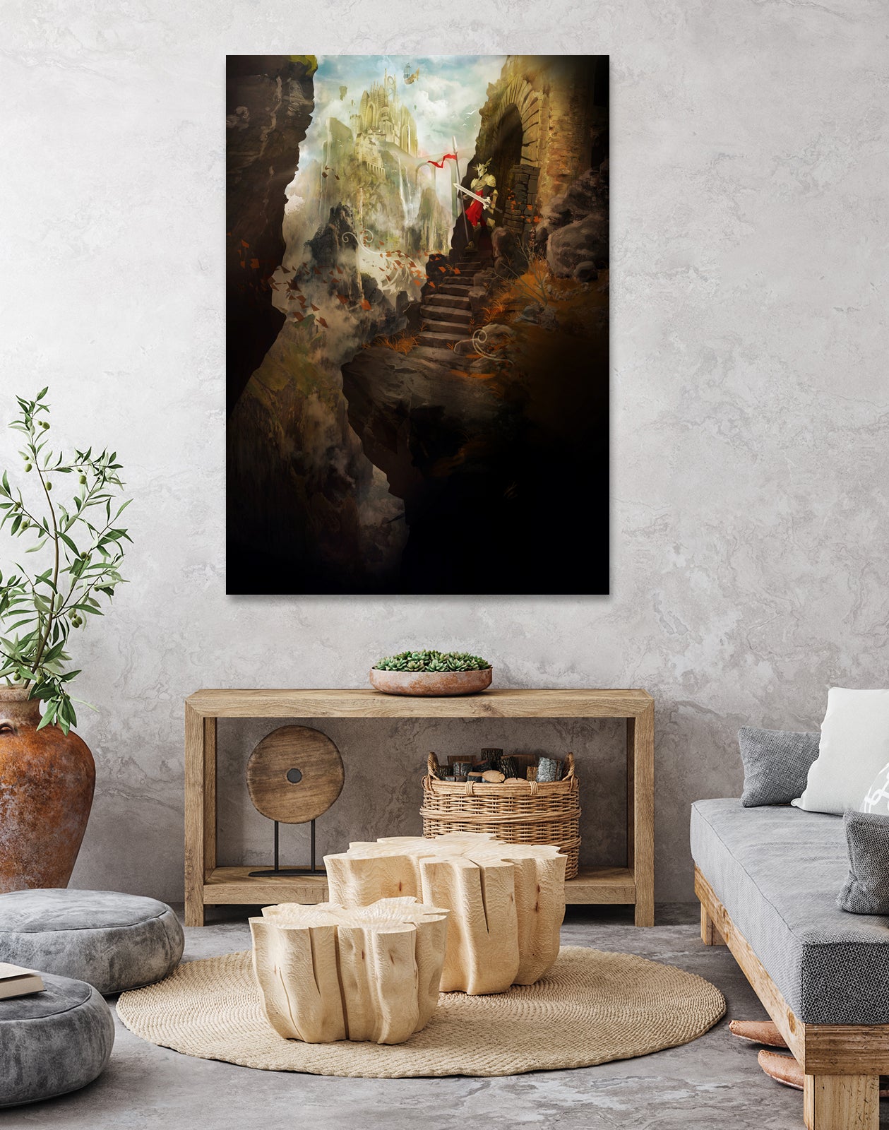 The Empire by Jonathan Lam on GIANT ART - yellow digital painting