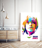 Brian Jones in WPAP by J Prayitno Widodo on GIANT ART - white photo illustration