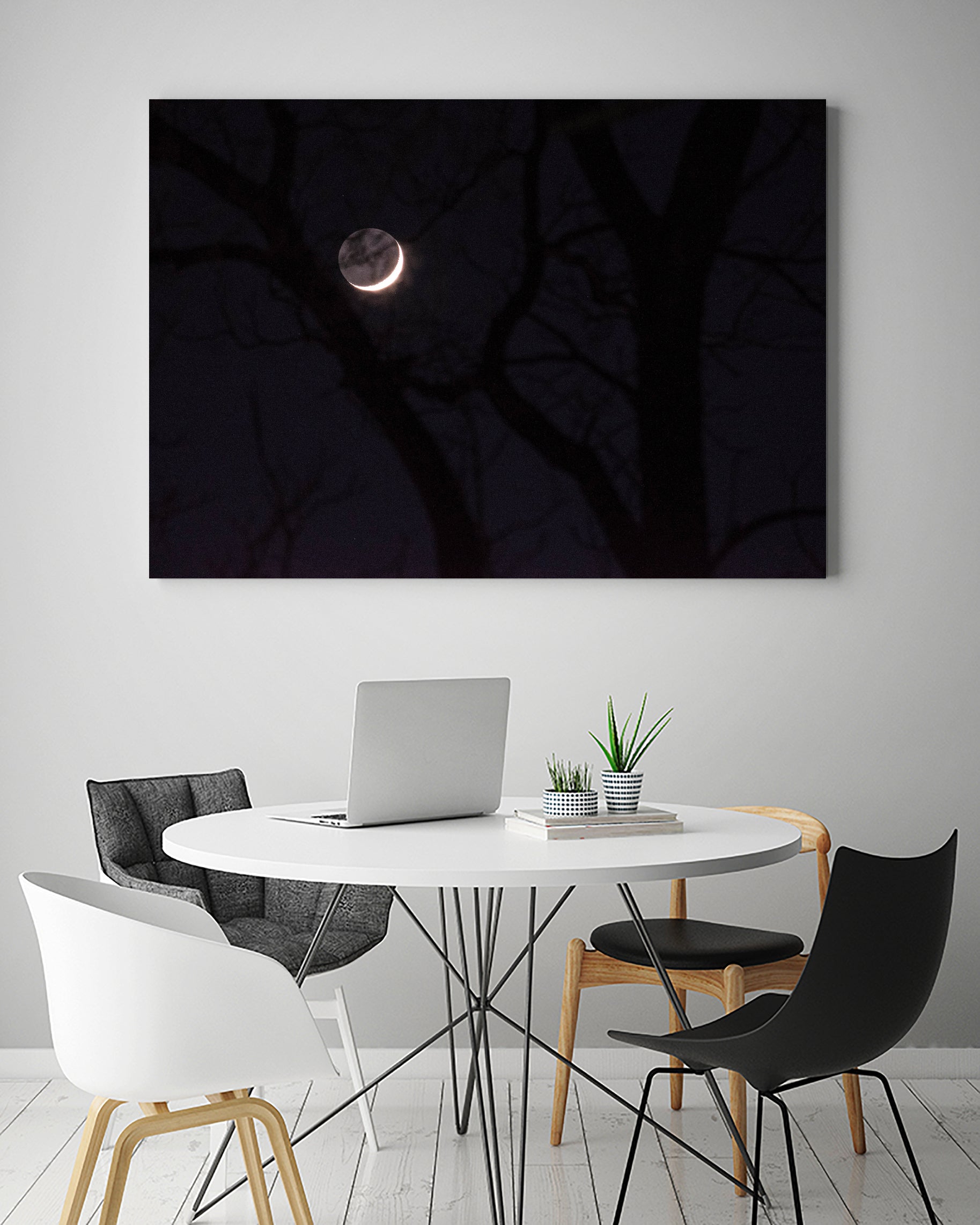 November Moon by Renee Reese on GIANT ART - black photo illustration