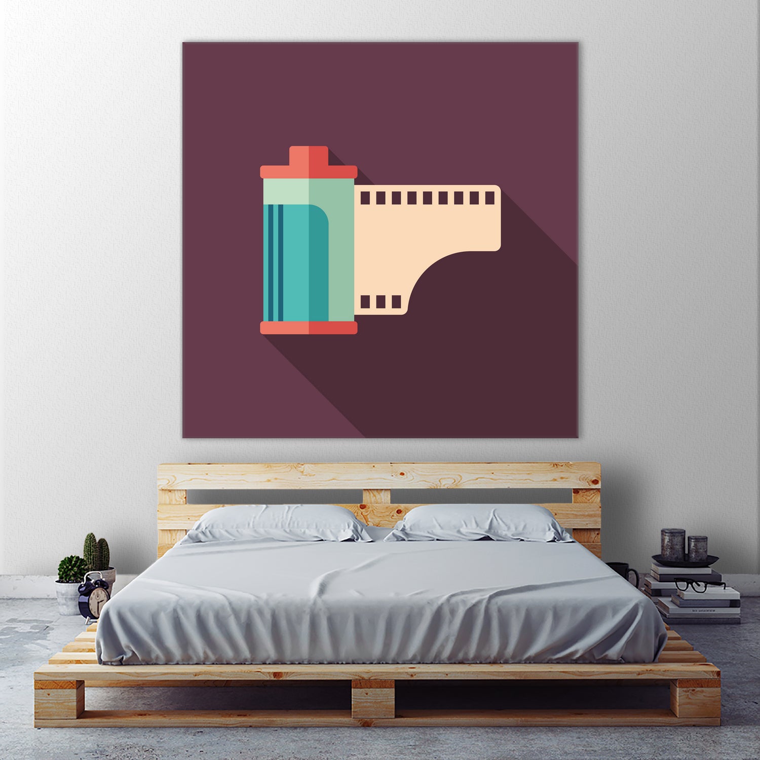 Camera Film Roll by Yury Velikanov on GIANT ART - white vector illustration