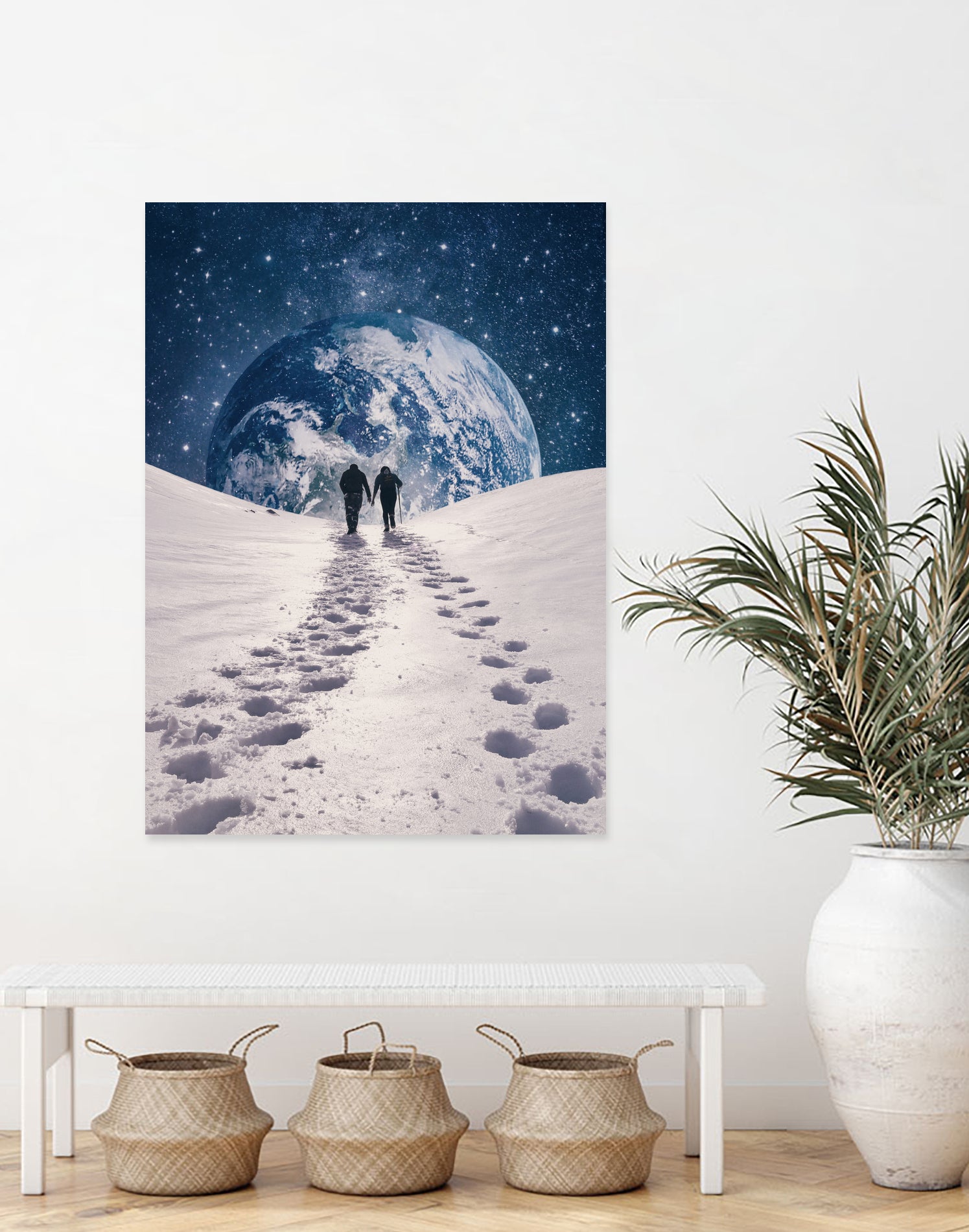 Pale Blue Dot by Enkel Dika on GIANT ART - blue photo manipulation