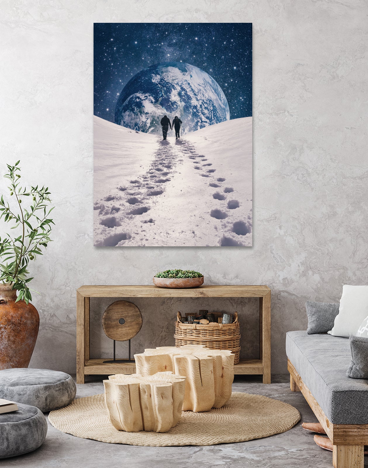 Pale Blue Dot by Enkel Dika on GIANT ART - blue photo manipulation