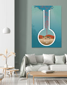 Breaking Bad - Minimal TV Poster - Fanart alternative by HDMI 2K on GIANT ART - blue digital painting