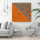 omamatia by vivi melignon on GIANT ART - orange digital painting