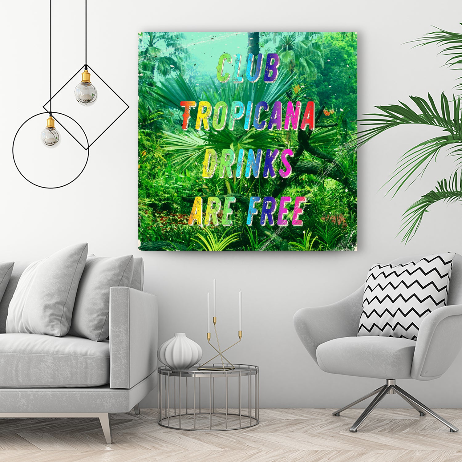 Club Tropicana-#2 by Ralph Frankenberg on GIANT ART - green photo illustration