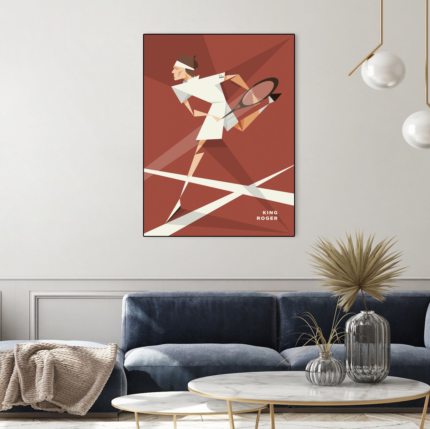 King Roger. the portrait by Riccardo Pagliani on GIANT ART - red character design