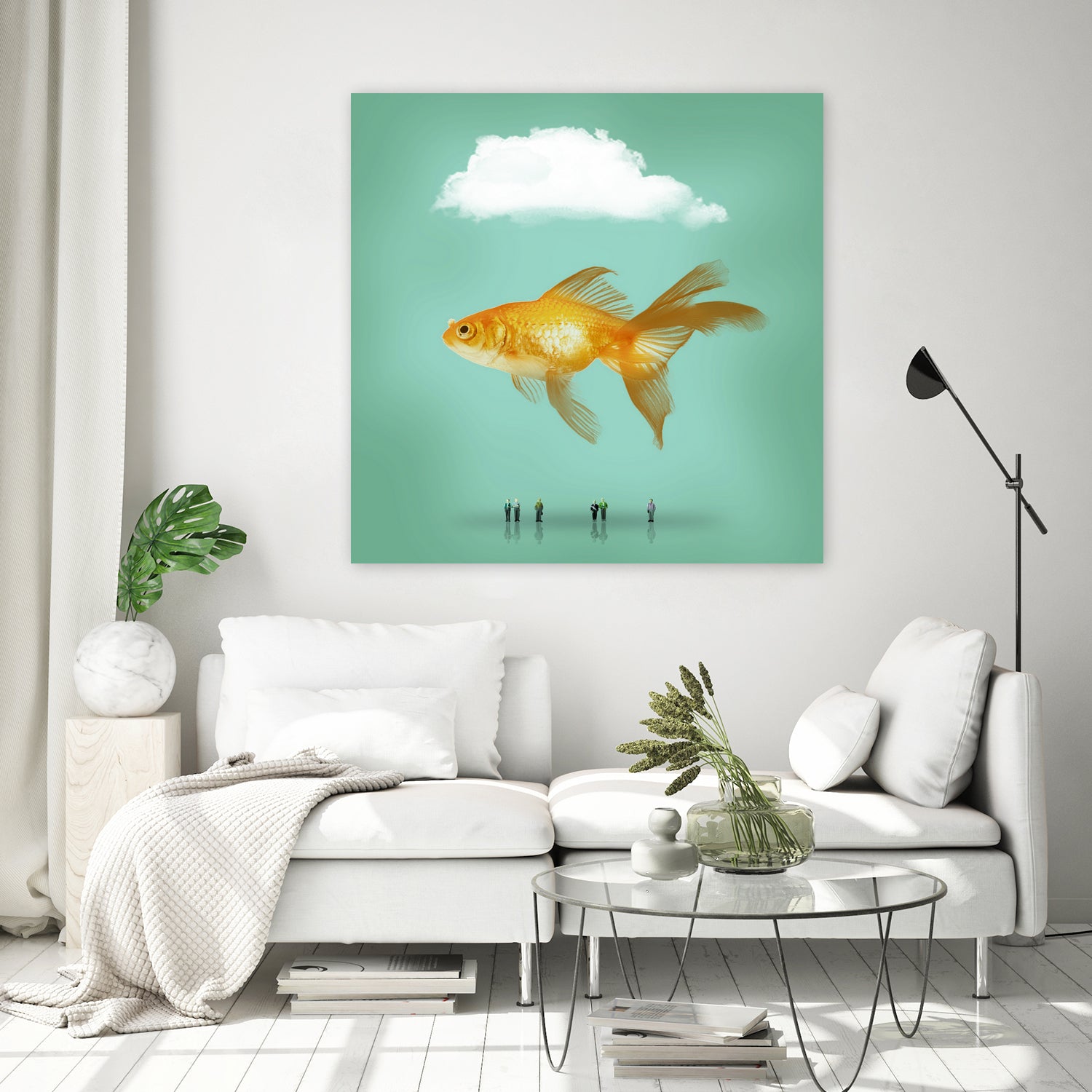 balloon fish by Vin Zzep on GIANT ART - white photo illustration
