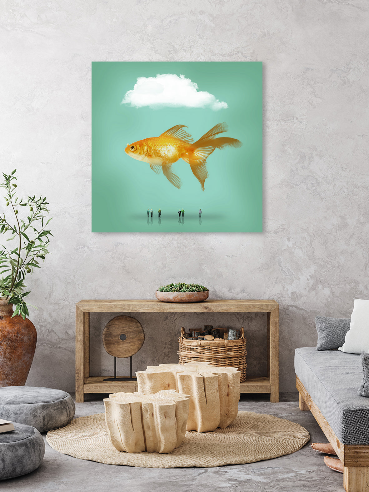 balloon fish by Vin Zzep on GIANT ART - white photo illustration