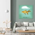 balloon fish by Vin Zzep on GIANT ART - white photo illustration