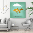 balloon fish by Vin Zzep on GIANT ART - white photo illustration