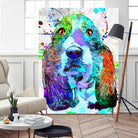 Basset Hound by Daniel Janda on GIANT ART - black digital painting