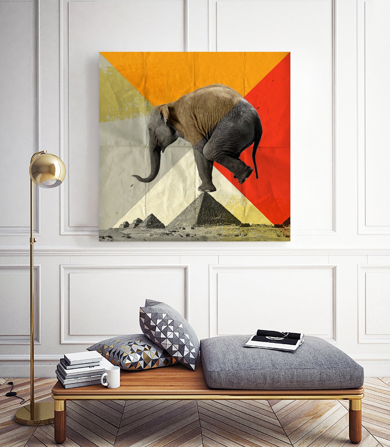 Balance of the Pyramids by Vin Zzep on GIANT ART - white photo illustration